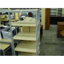 Maple Bookcase w/ Metal Frame