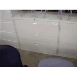 Steelcase 3 Drawer Lateral File Cabinet