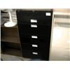 Image 1 : Black 5 Drawer Lateral File