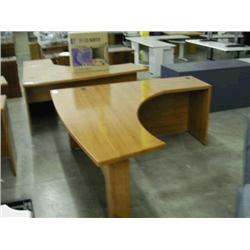Curve Front Maple Desk