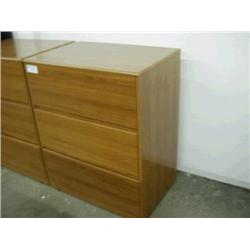 Maple 3 Drawer Lateral File