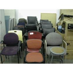25+/- Assorted Chairs