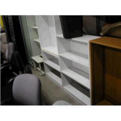 2 White Bookcase