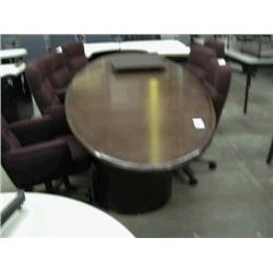 12' Cherry Board Romm Table with Cover
