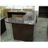 Image 1 : Mahogany Executive Desk w/ Bullet Top