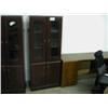 Image 1 : Mahogany Bookcase with Glass Doors
