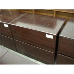 Mahogany 2 Drawer Lateral File