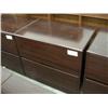 Image 1 : Mahogany 2 Drawer Lateral File