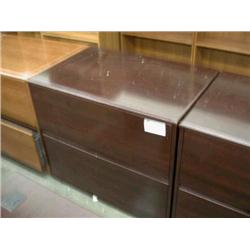 Mahogany 2 Drawer Lateral File