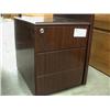 Image 1 : Mahogany Box/File Locking Mobile Pedestal