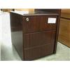 Image 1 : Mahogany Box/File Locking Mobile Pedestal