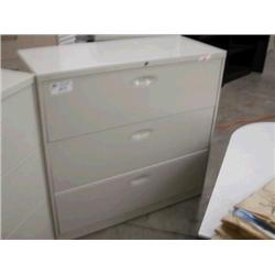 Steelcase 42" 3 Drawer Lateral File