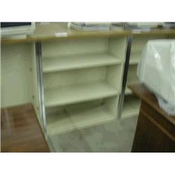 Beige Metal Bookcase