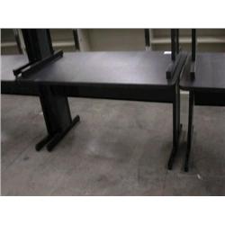 4' Dark Gray Computer Table
