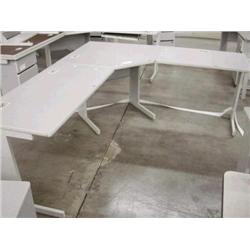 Gray Corner Work Station - 3 pc