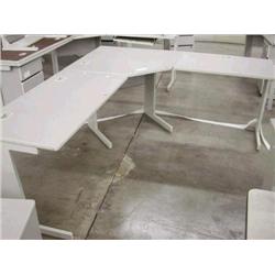 Gray Corner Work Station - 3 pc