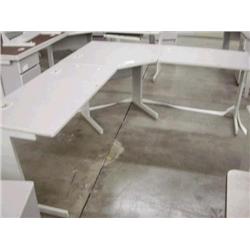 Gray Corner Work Station - 3 pc