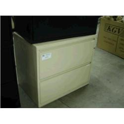 Light Beige 2 Drawer Lateral File