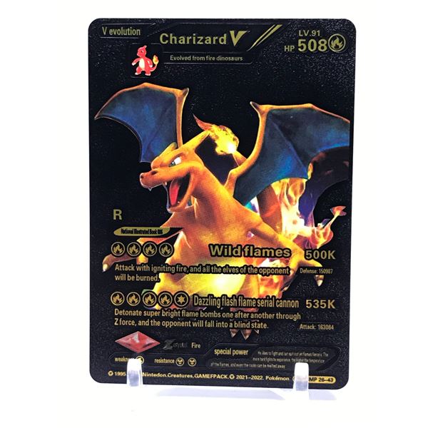 charizard pokemon card v evolution Mega Y ex - 030 - 030 style setup or your main portfolio Charizard V, Wild Flames HP508