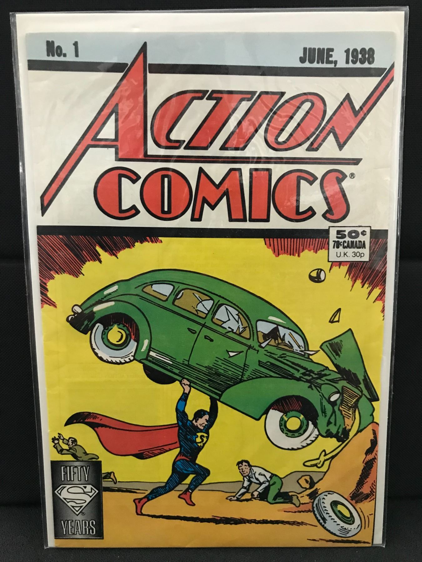 Action Comics Reprint ACTION COMICS NO.1 50 YEARS REPRINT
