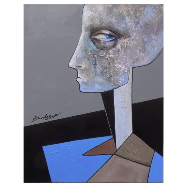 Ara Berberyan "Before Leaving" Original Acrylic on Canvas