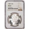 Image 1 : 1880-S $1 Morgan Silver Dollar Coin NGC MS64