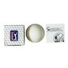 Image 3 : 2013 Cook Island $5 Proof PGA Tour Silver Coin in Gold Ball Display with Box & COA