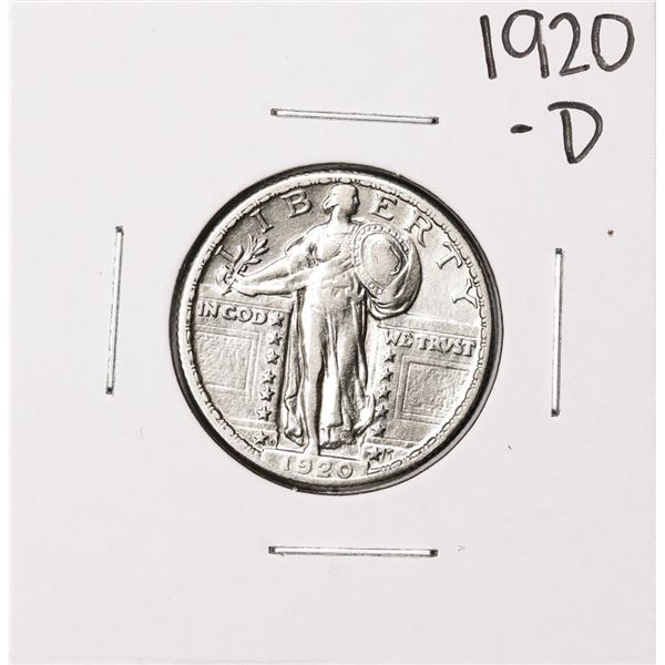 1920-D Standing Liberty Quarter Coin