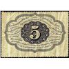 Image 2 : July 17, 1862 First Issue Five Cents Fractional Currency Note