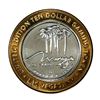 Image 2 : .999 Silver Mirage Las Vegas, Nevada $10 Casino Limited Edition Gaming Token