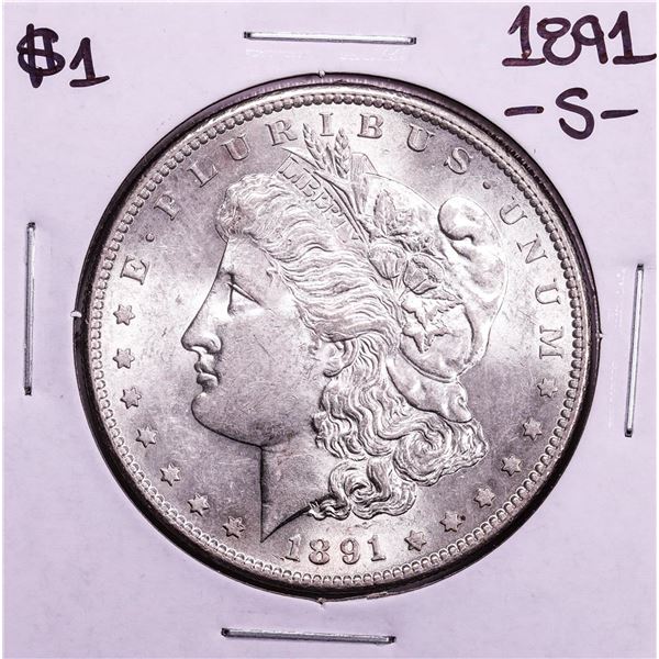 1891-S $1 Morgan Silver Dollar Coin