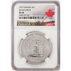 Image 1 : 1977 Canada $1 Silver Jubilee Commemorative Silver Dollar Coin NGC SP69