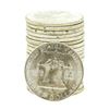 Image 2 : Roll of (20) 1962-D Brilliant Uncirculated Franklin Half Dollar Coins