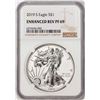 Image 1 : 2019-S $1 Enhanced Reverse Proof American Silver Eagle Coin NGC Enhanced Rev PF69