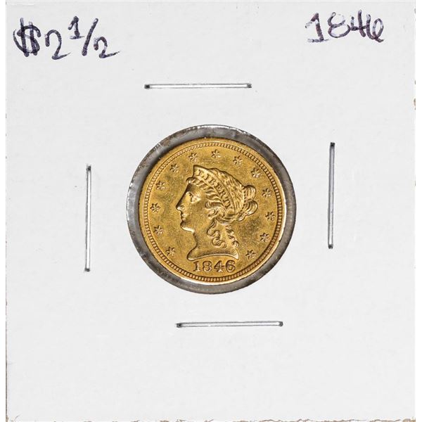 1846 $2 1/2 Liberty Head Quarter Eagle Gold Coin