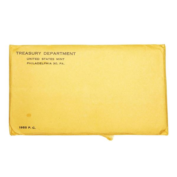 Unopened 1955 (5) Coin Proof Set Flat Pack