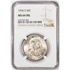 Image 1 : 1954-S Franklin Half Dollar Coin NGC MS64FBL