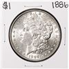 Image 1 : 1886 $1 Morgan Silver Dollar Coin