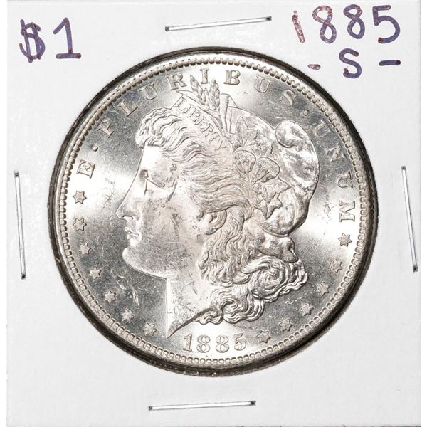 1885-S $1 Morgan Silver Dollar Coin