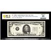 Image 1 : 1988A $5 Federal Reserve Note New York Insufficient Inking Error PCGS Choice VF 35