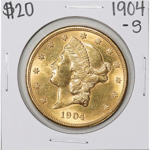 1904-S $20 Liberty Head Double Eagle Coin
