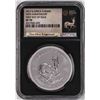 Image 1 : 2017 South Africa Krugerrand Silver Coin NGC SP70 First Day Of Issue With COA
