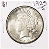 Image 1 : 1925-S $1 Peace Silver Dollar Coin
