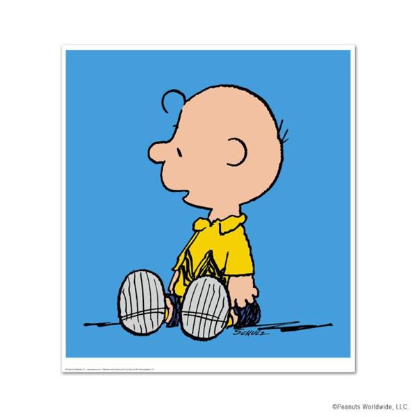 Peanuts  Charlie Brown: Blue  Limited Edition Giclee On Paper