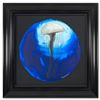 Image 1 : Wyland "Deep Blue Jellyfish" Original Watercolor on Paper