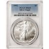 Image 1 : 1992 $1 American Silver Eagle Coin PCGS MS69