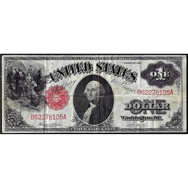 1917 $1 Legal Tender Note