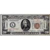 Image 1 : 1934A $20 Hawaii WWII Emergency Issue Federal Reserve Note