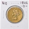 1842-O $10 Liberty Head Eagle Gold Coin