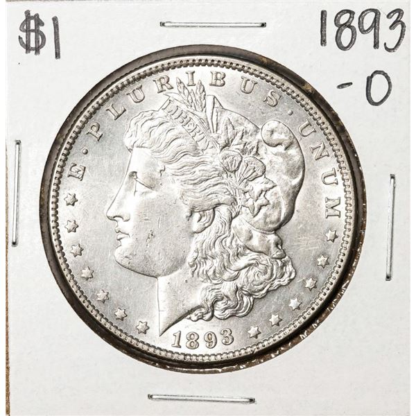 1893-O $1 Morgan Silver Dollar Coin